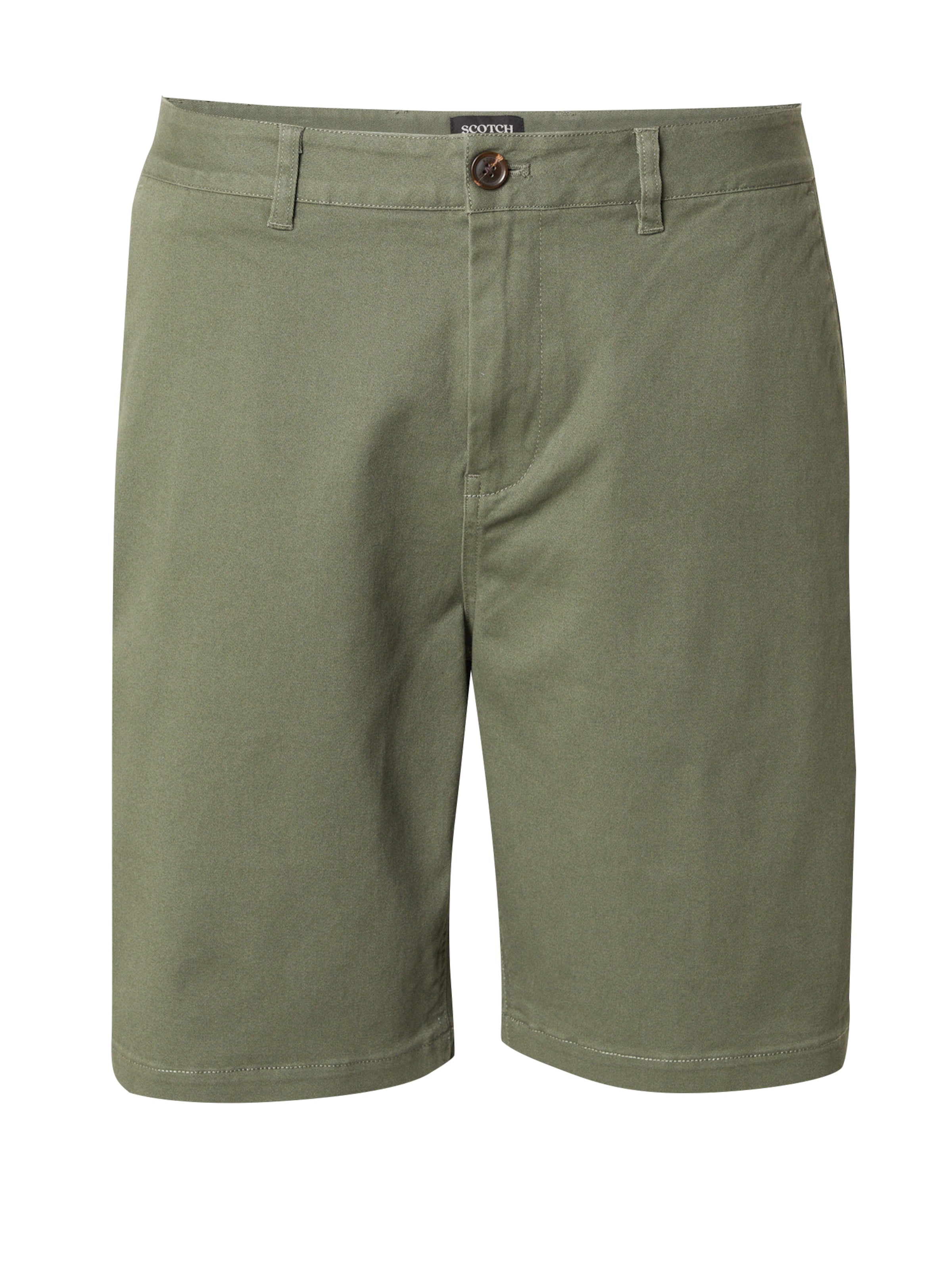 SCOTCH & SODA Normální Chino kalhoty – zelená: přední strana