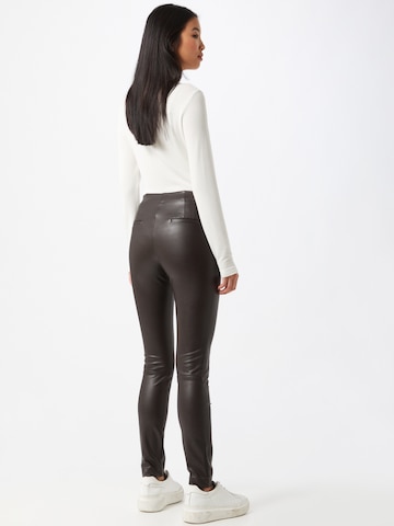 ESPRIT - Skinny Leggings em castanho