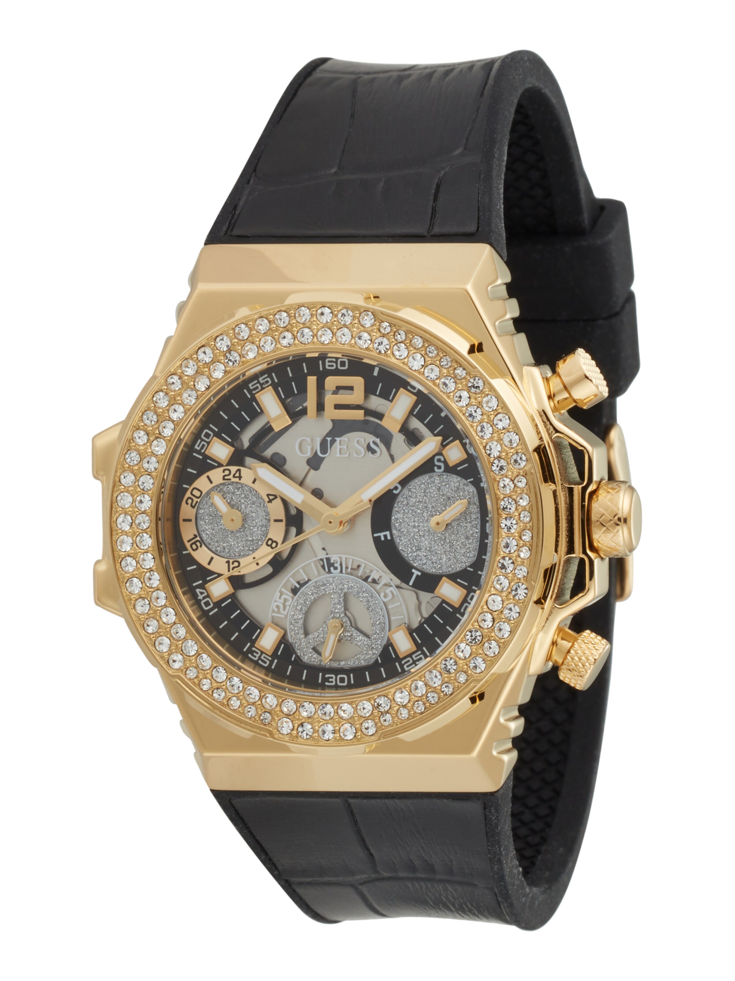 GUESS Analog Watch in Black: front