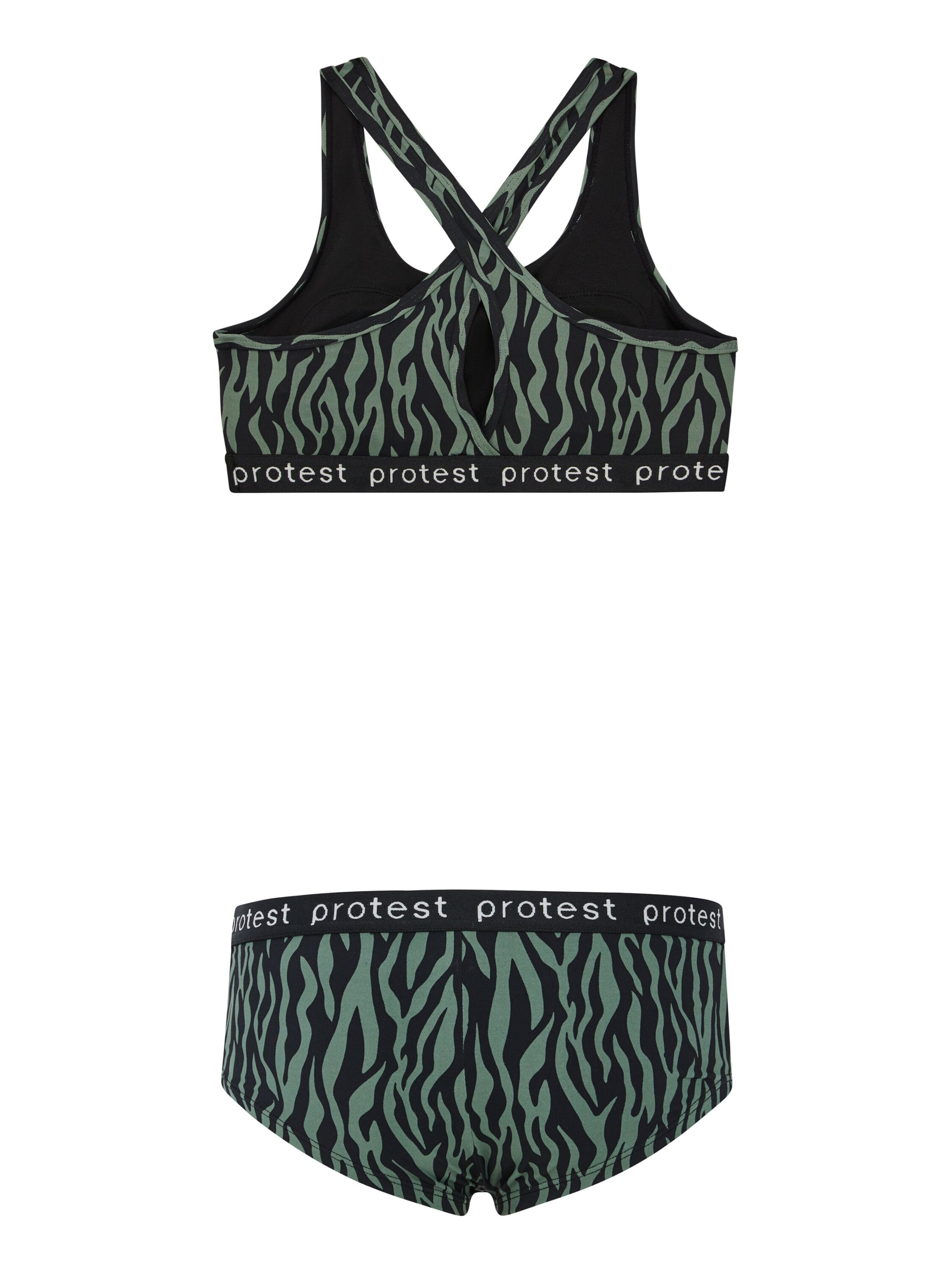 PROTEST Bralette Bikini 'PRTMonica JR' in Green