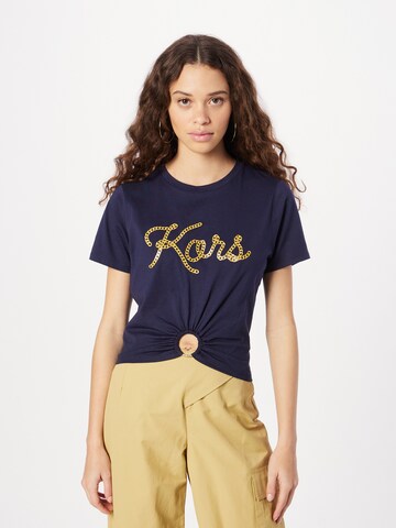 T-shirt MICHAEL Michael Kors en bleu : devant