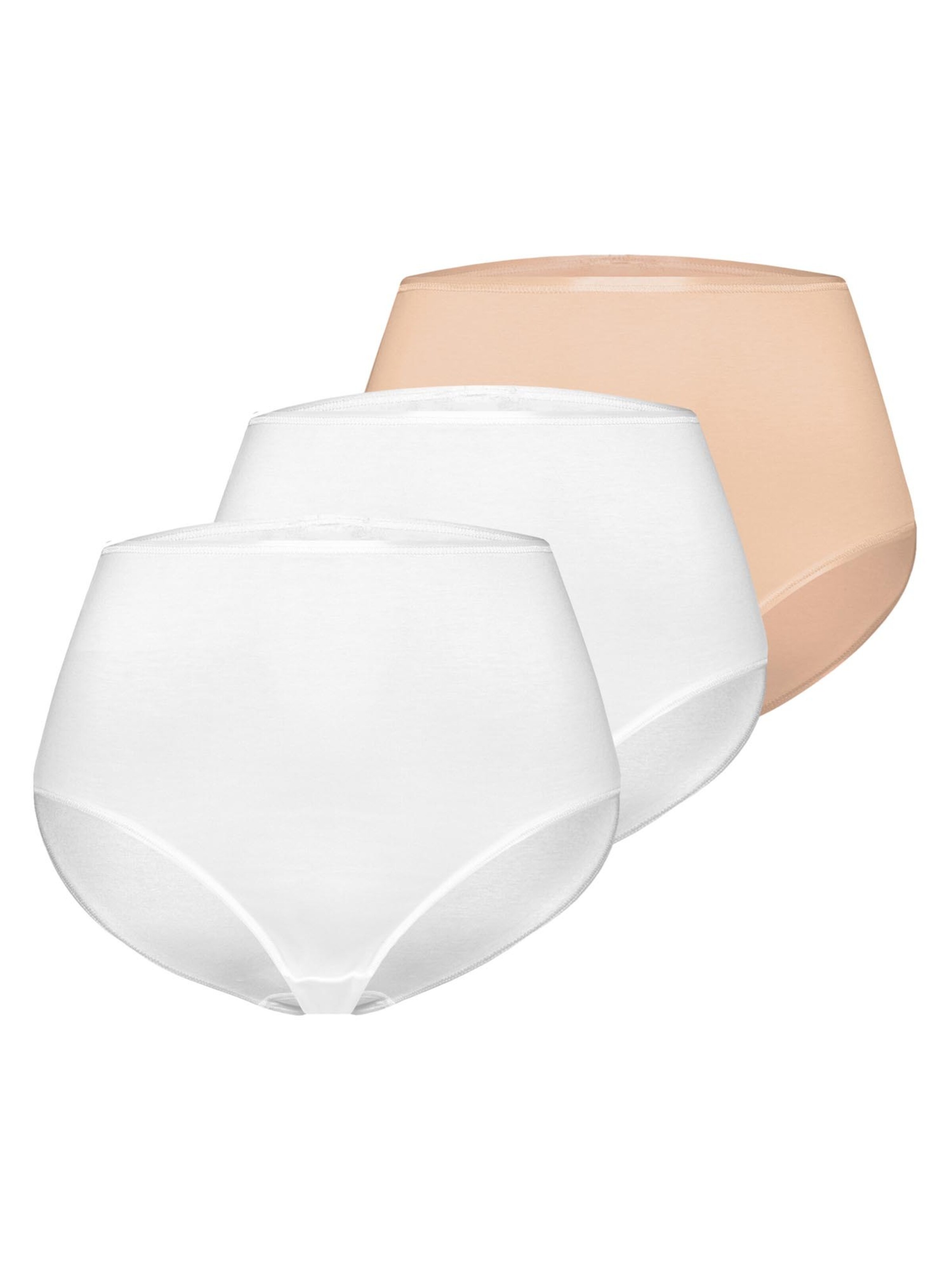 Hanro Slip 'Cotton Seamless'‌‌‌‌ in Beige: Vorderseite