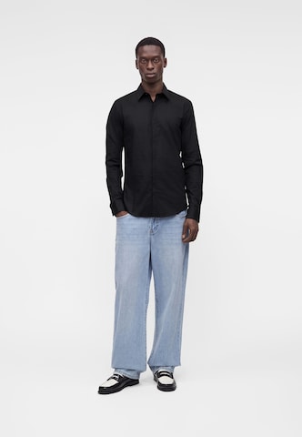 Super slim Chemise Calvin Klein en noir