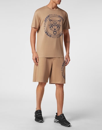 Maglietta 'Tiger' di Plein Sport in beige