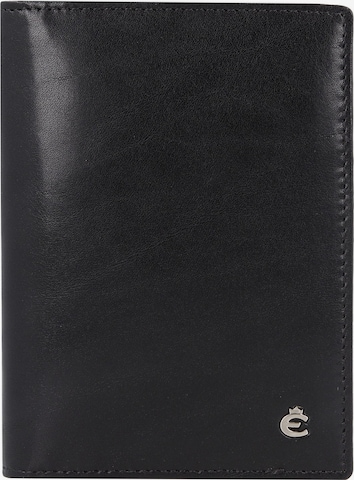 Esquire Wallet 'Toscana' in Black: front