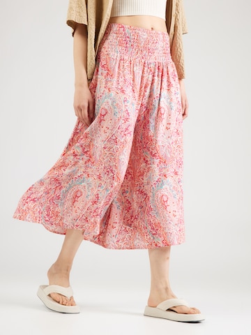 Wide Leg Pantalon 'Lu44zi' Hailys en rose : devant