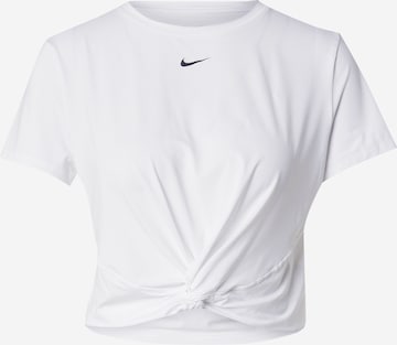 Tricou funcțional 'ONE CLSC' de la NIKE pe alb: față