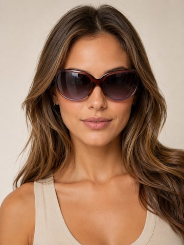 COLLEZIONE ALESSANDRO Sunglasses 'Coolness' in Brown: front