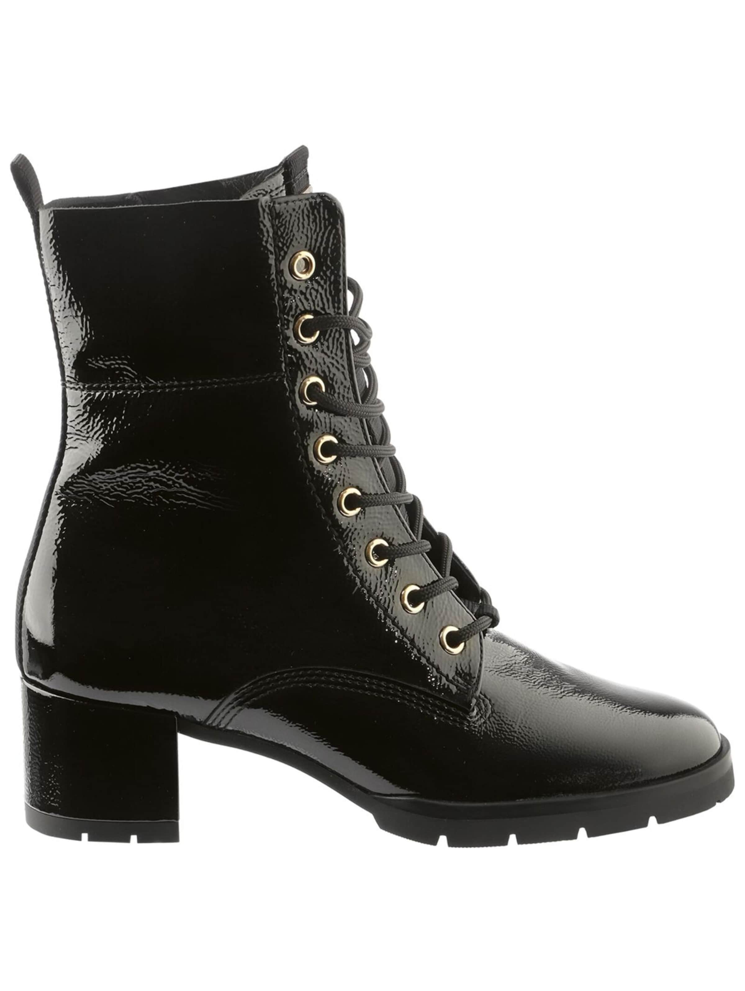 Högl Lace-Up Ankle Boots in Black