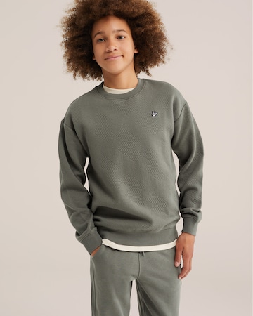 Felpa di WE Fashion in verde: frontale