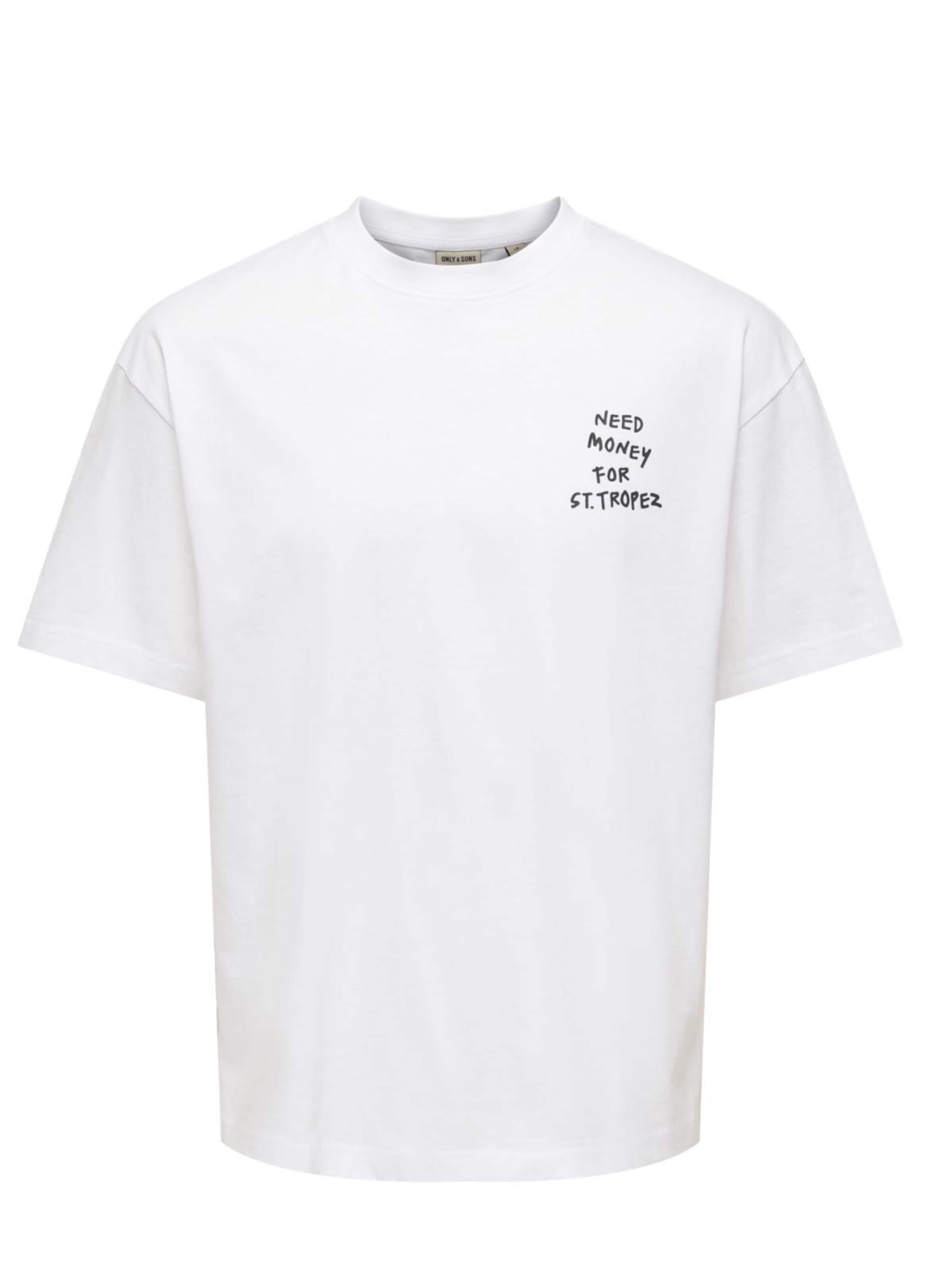 ONLY Shirt in Wit: voorkant