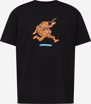 Cleptomanicx T-Shirt 'Tiger Limbs' in Schwarz: predná strana