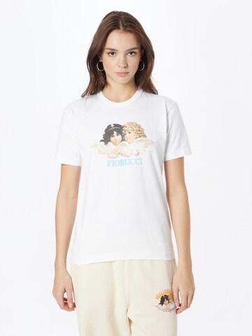 T-shirt Fiorucci en blanc : devant