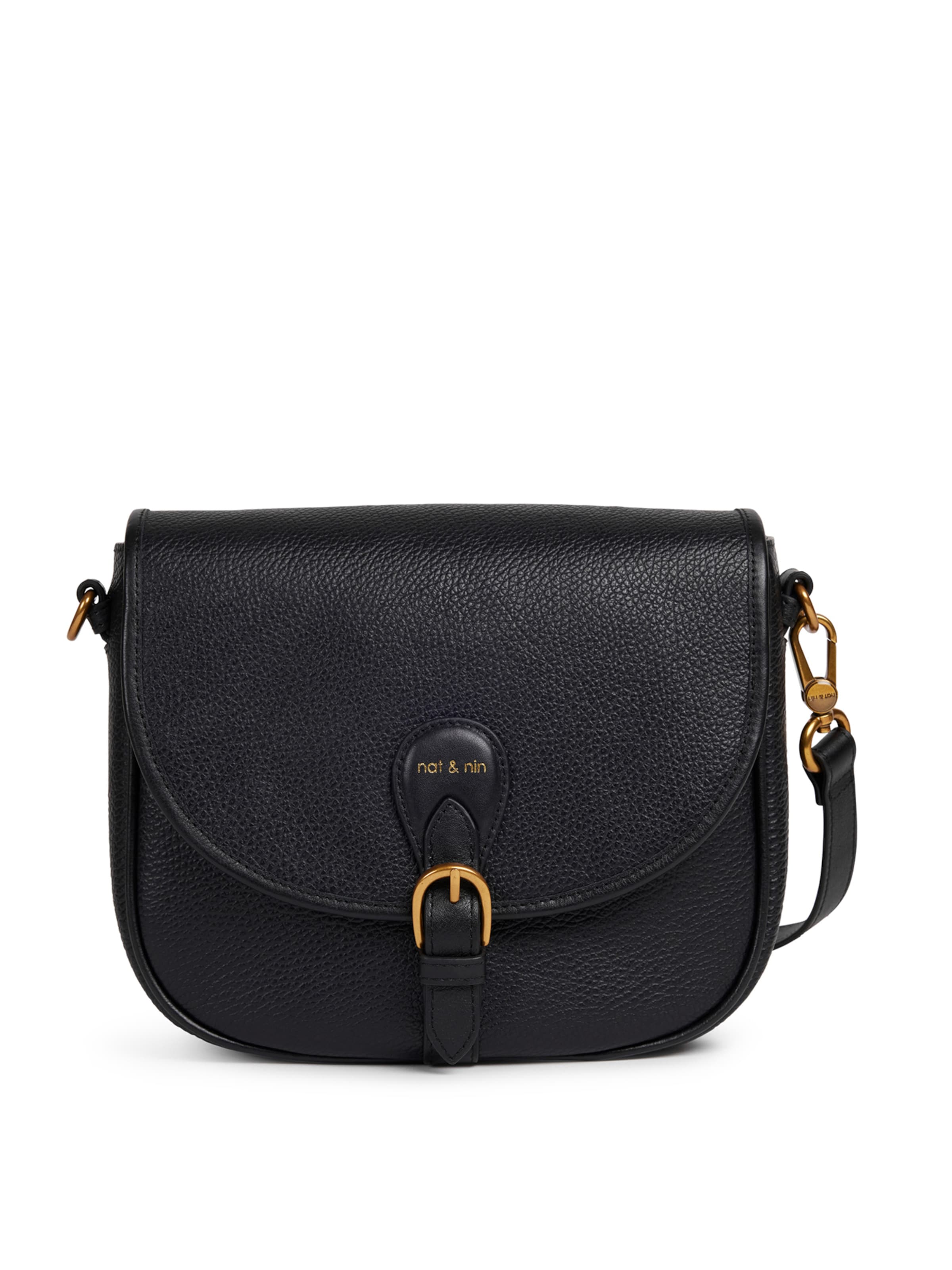 Nat&Nin Crossbody Bag 'Oliva' in Black: front