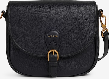 juoda Nat&Nin Rankinė su ilgu dirželiu 'Oliva': priekis