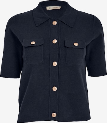 Cardigan 'Kaylee' Peppercorn en bleu : devant