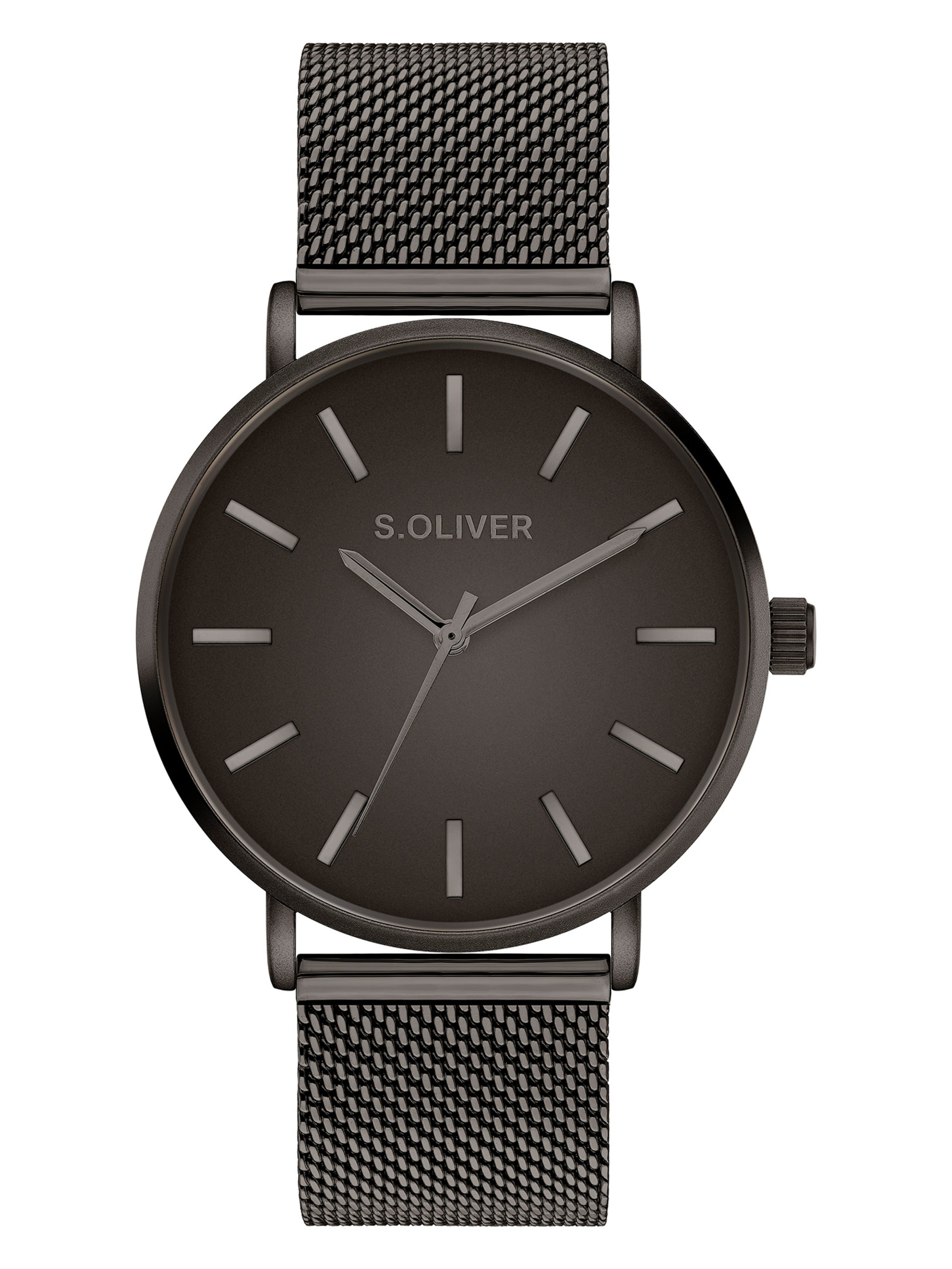 s.Oliver Analog watch in Black: front