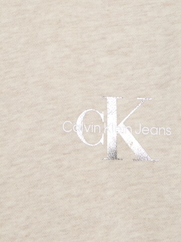 Calvin Klein Jeans Μπλούζα φούτερ σε καφέ