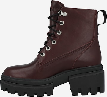 TIMBERLAND Μποτάκι με κορδόνια 'Everleigh' σε κόκκινο