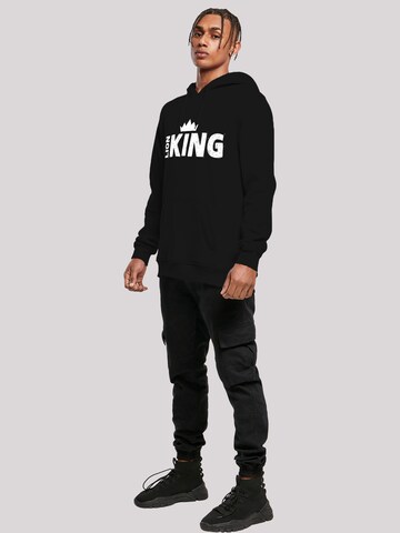 F4NT4STIC Sweatshirt 'Disney König der Löwen Movie Crown' in Black
