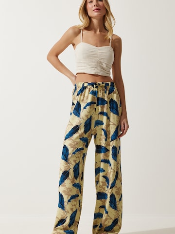 Wide Leg Pantalon Happiness İstanbul en jaune