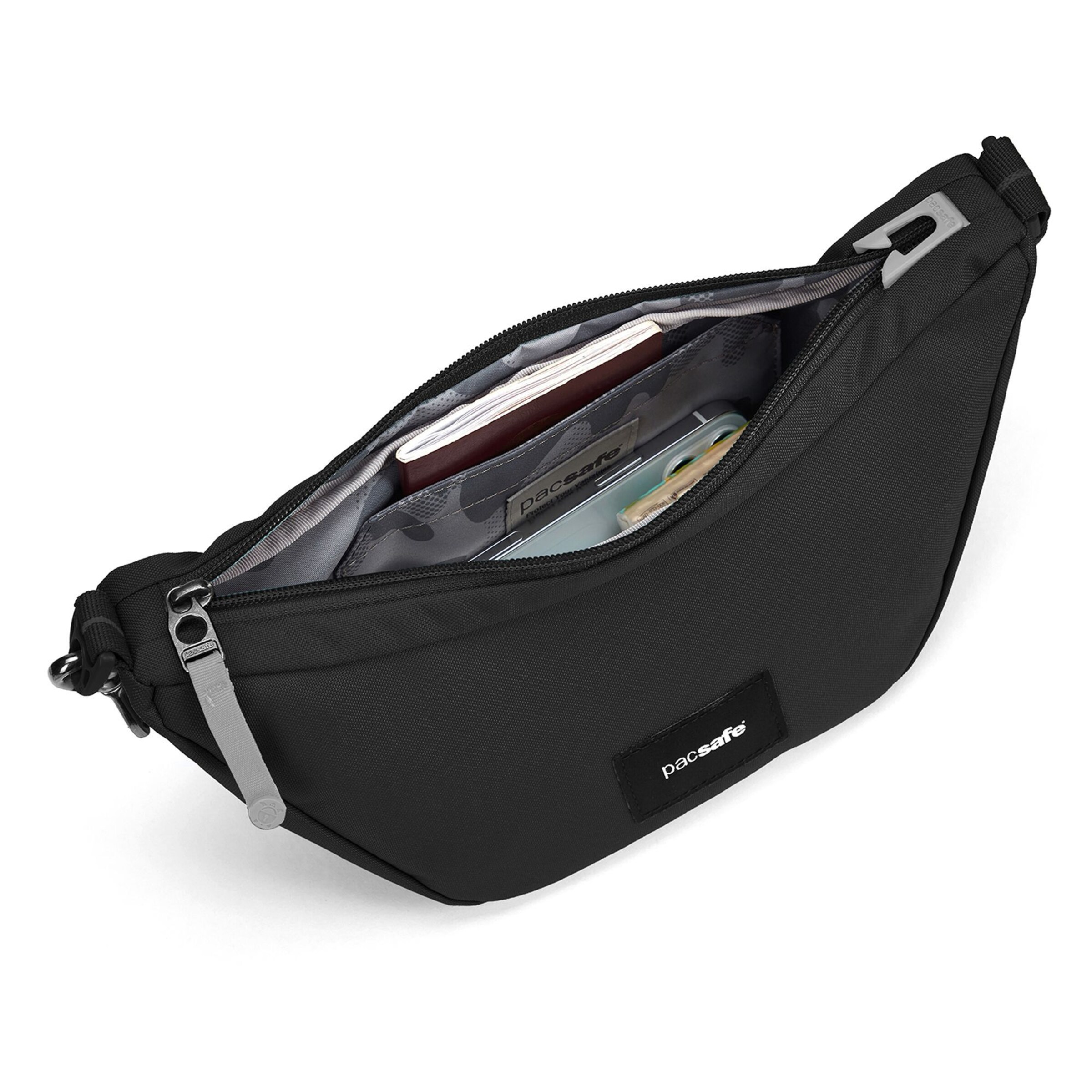 Borsa a tracolla 'GO Lunar' di Pacsafe in nero