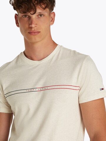 Tommy Jeans Koszulka w kolorze beżowy