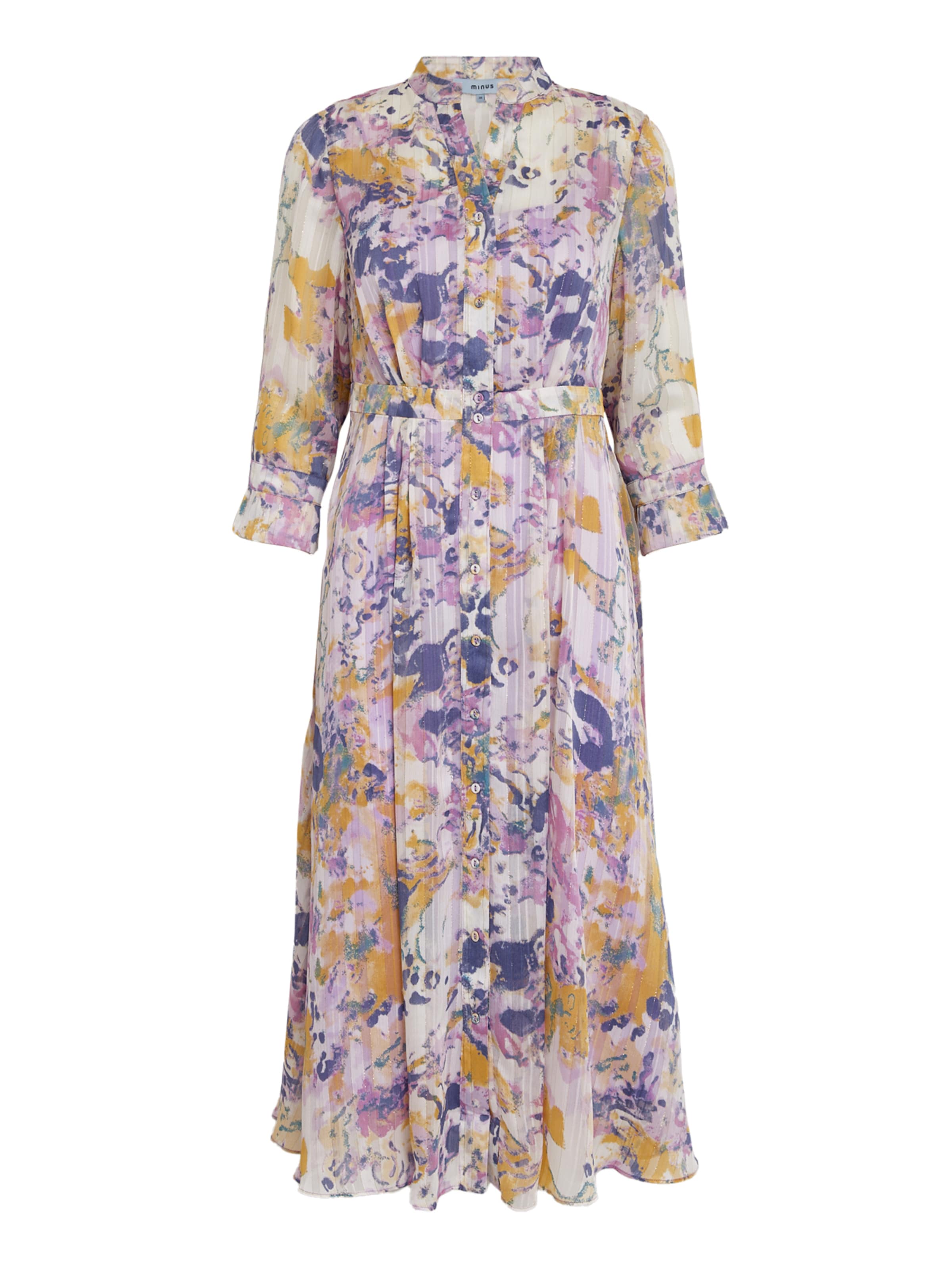 Abito camicia 'Filine' di minus in bianco: frontale