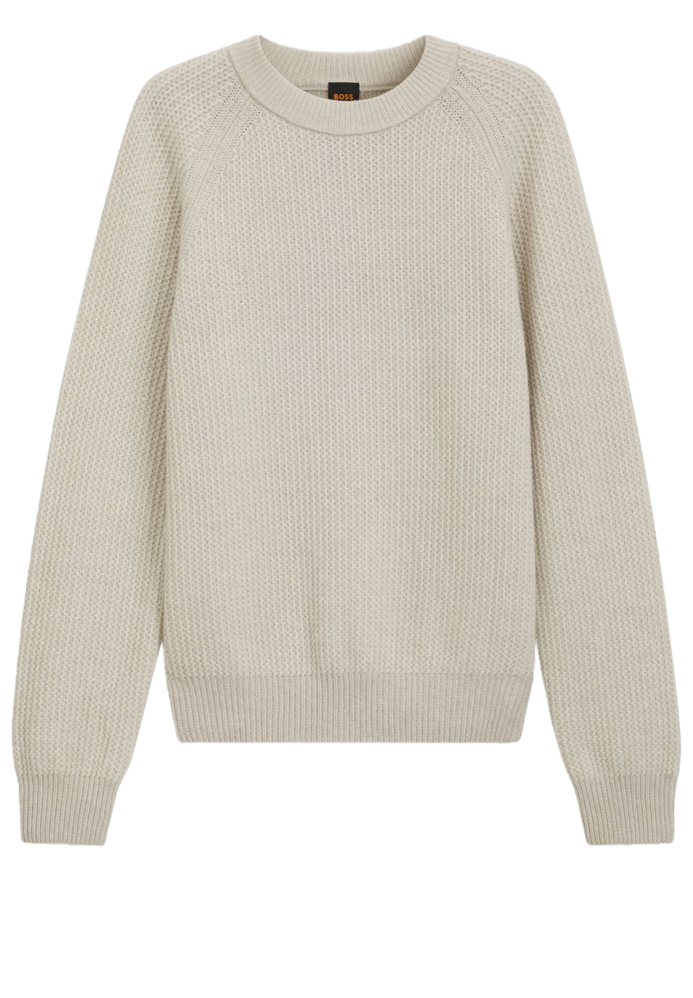 BOSS Pullover 'Kepler' in Beige: Vorderseite