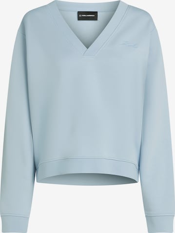 Karl Lagerfeld Collegepaita värissä sininen: etupuoli