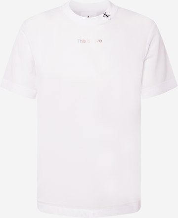 Calvin Klein Jeans T-Shirt in Weiß: predná strana