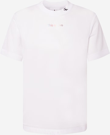 Calvin Klein Jeans Shirt in White: front