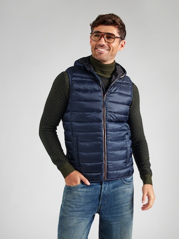 BLEND Vest 'BHBROMSEY' in Blue: front
