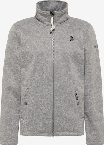 Schmuddelwedda Fleece jacket in Grey: front