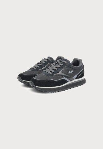 La Martina - Zapatillas deportivas bajas en negro: frente