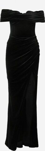 Misspap Večerné šaty - Čierna: predná strana