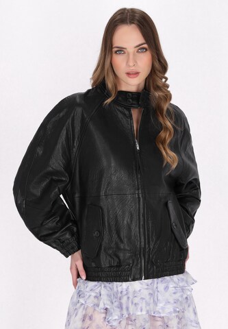 Veste mi-saison DreiMaster Vintage en noir : devant