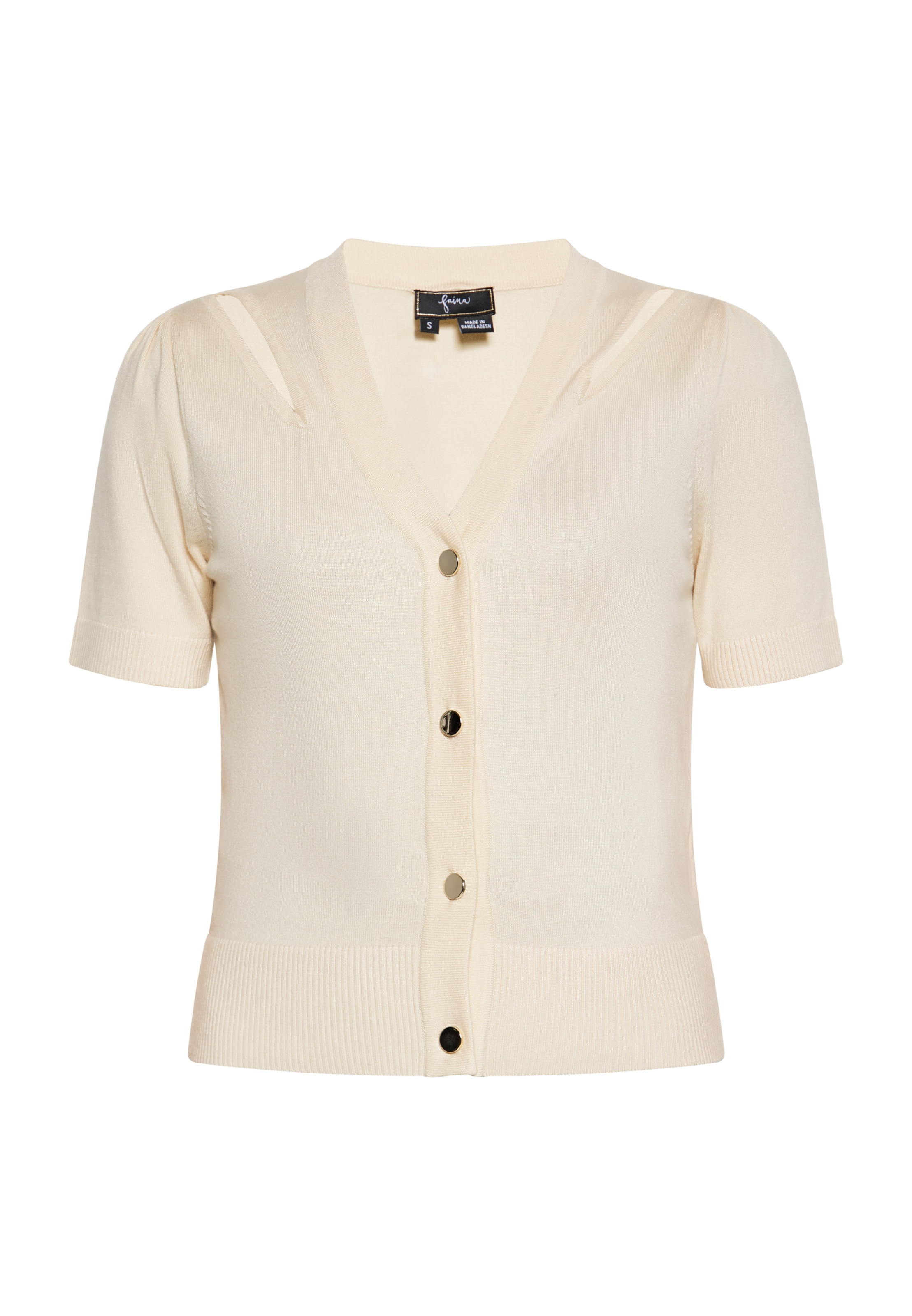 faina Kofta i beige: framsida