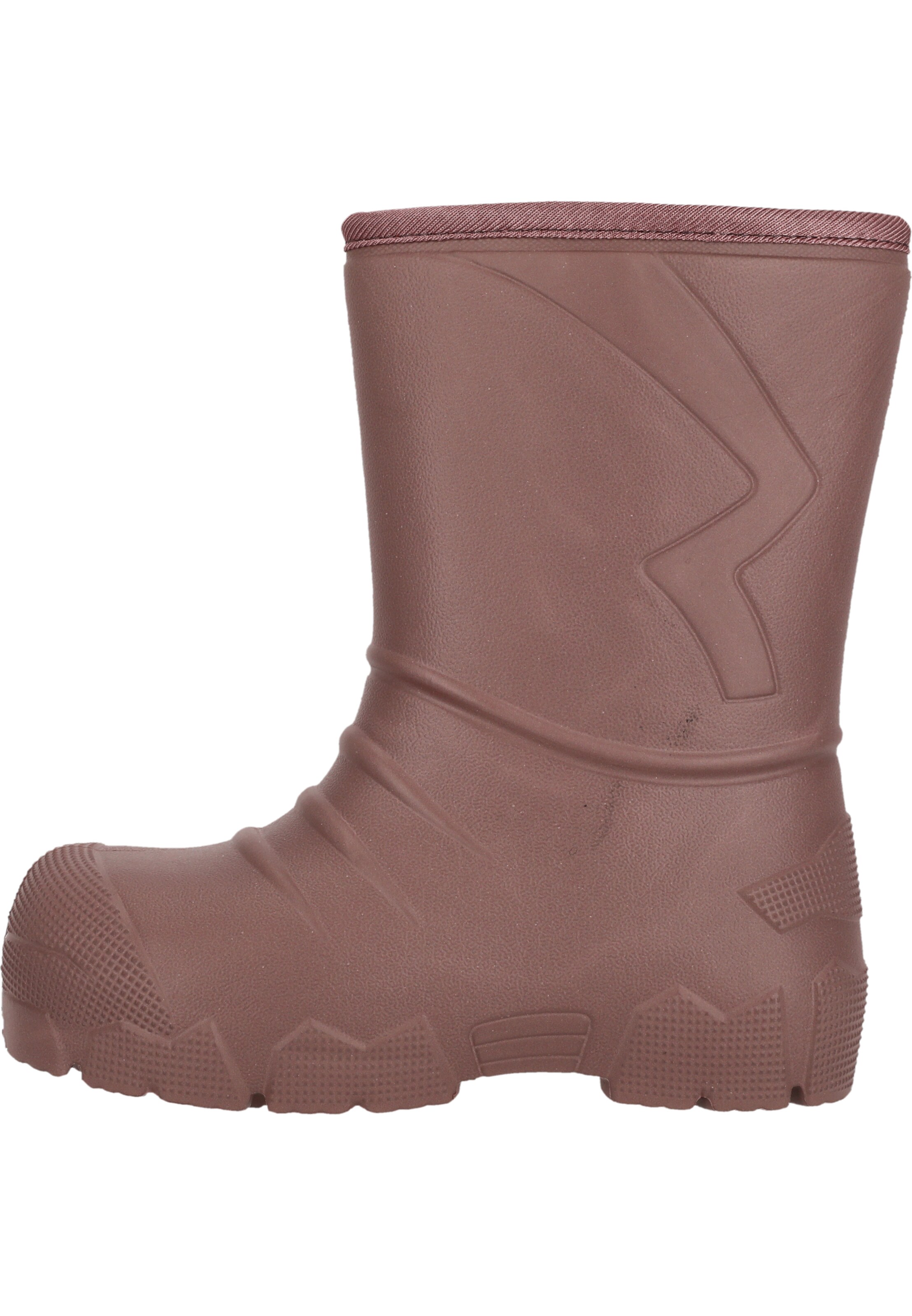 ZigZag Rubber boot 'Kylo' in Brown: front
