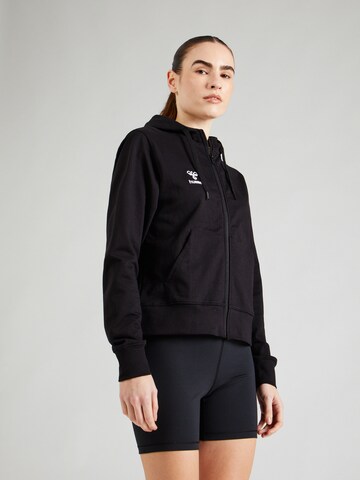 Hummel Sportsweatjacke 'GO 2.0' in Schwarz: predná strana