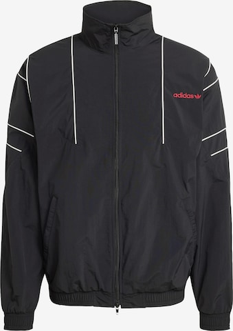 juoda ADIDAS ORIGINALS Demisezoninė striukė: priekis