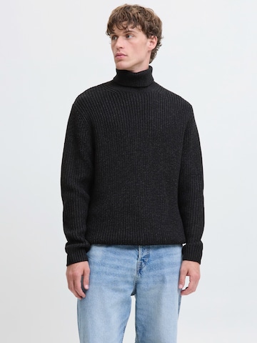 JACK & JONES Pullover 'JORBLEECKER' i sort: forside