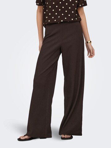 JDY Loosefit Hose 'JDYDEBBIE' in Braun: Vorderseite