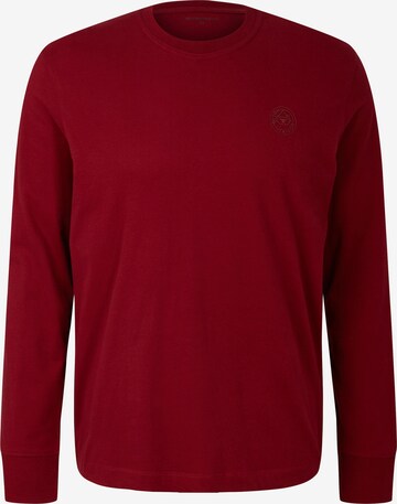 T-Shirt TOM TAILOR en rouge : devant