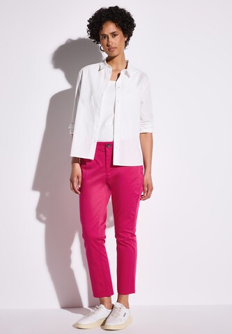 STREET ONE Slimfit Hose in Pink