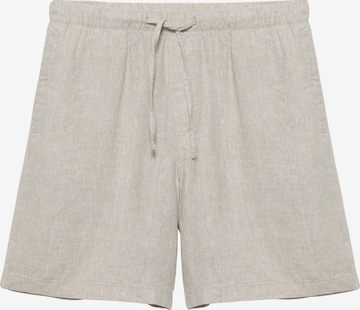 Pull&Bear Wide Leg Housut värissä beige: etupuoli