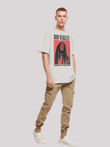 T-Shirt 'Bob Marley' F4NT4STIC en gris