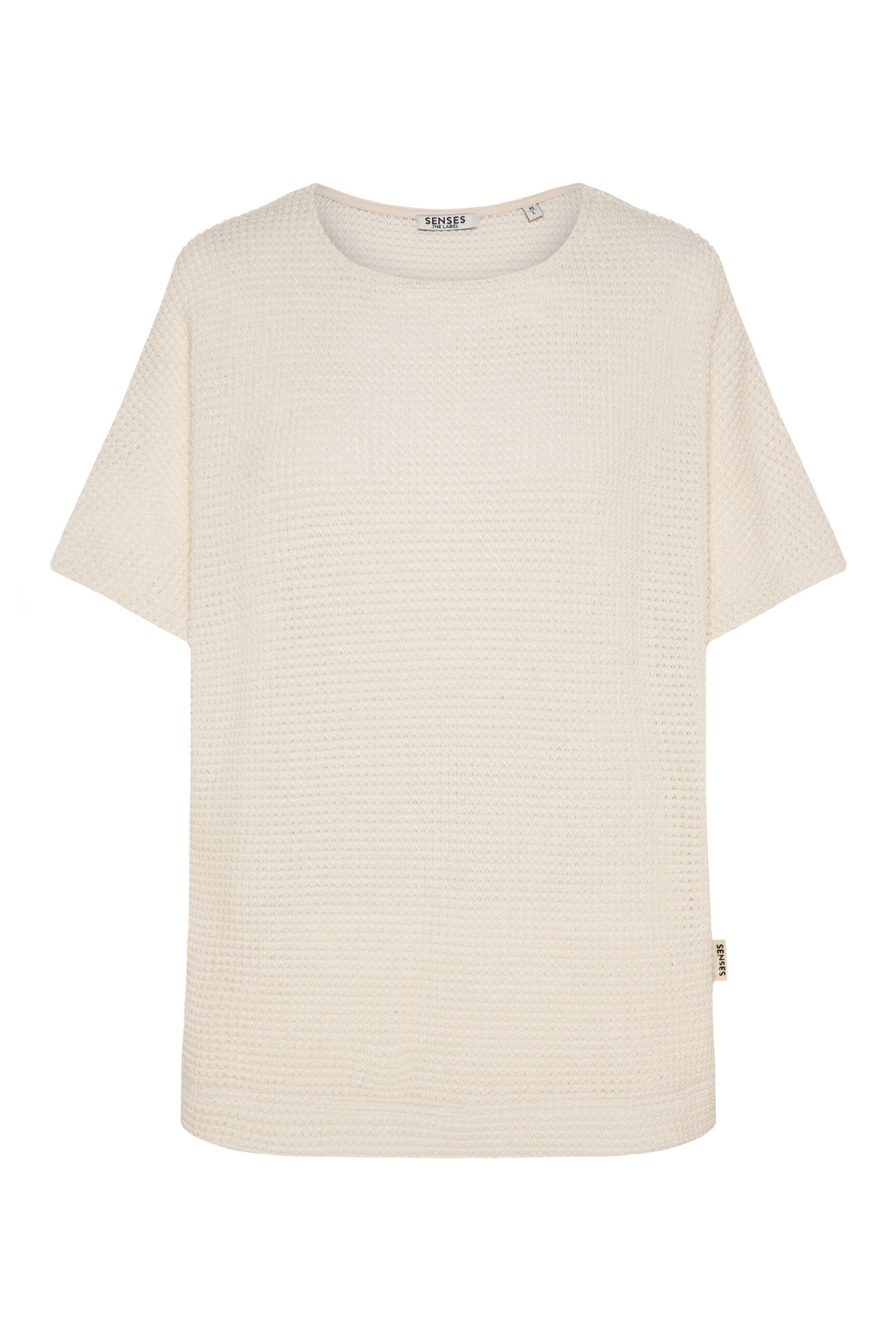 SENSES.THE LABEL Sweater in Beige: front