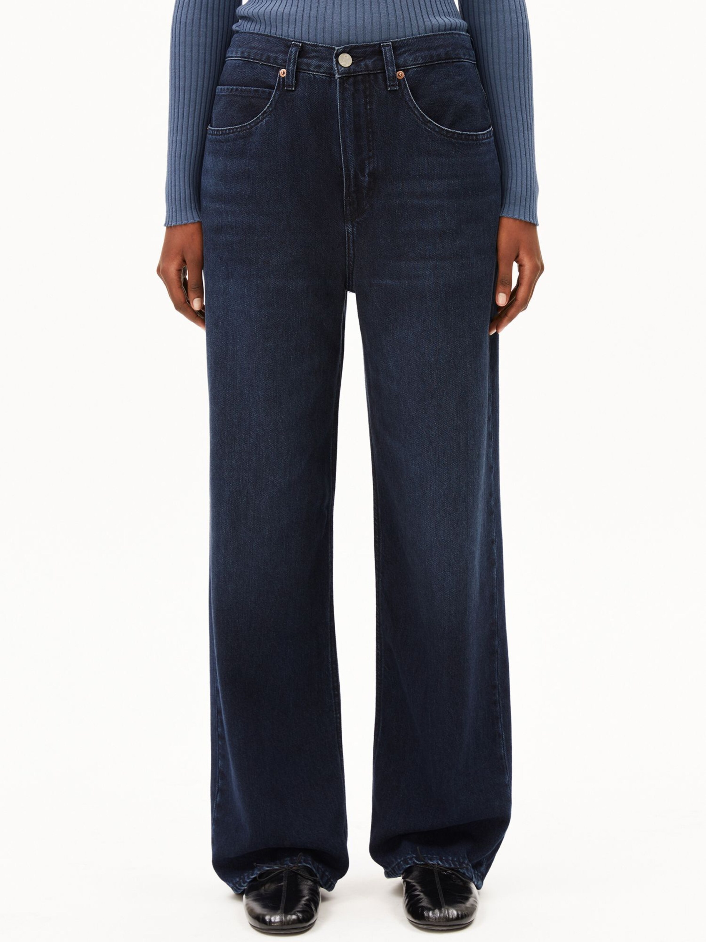 ARMEDANGELS Loosefit Jeans HAAYI in Blau: Vorderseite