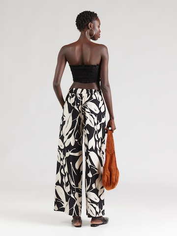 Wide Leg Pantalon à pince Sublevel en noir